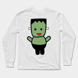 Frankenstein Monster Cute Kawaii Long Sleeve T-Shirt